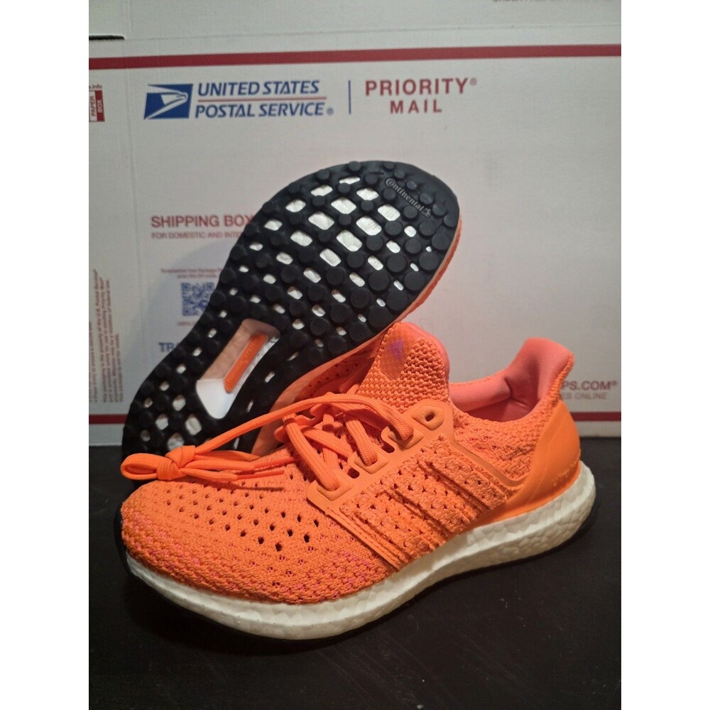 New Adidas Men's UltraBoost Clima DNA Running Size 4  Women's 5 Orange  S42542